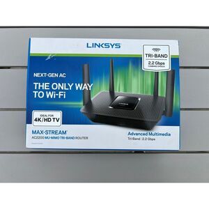 Linksys EA8300 Max‎ Stream Dual Band Wireless Router - Black